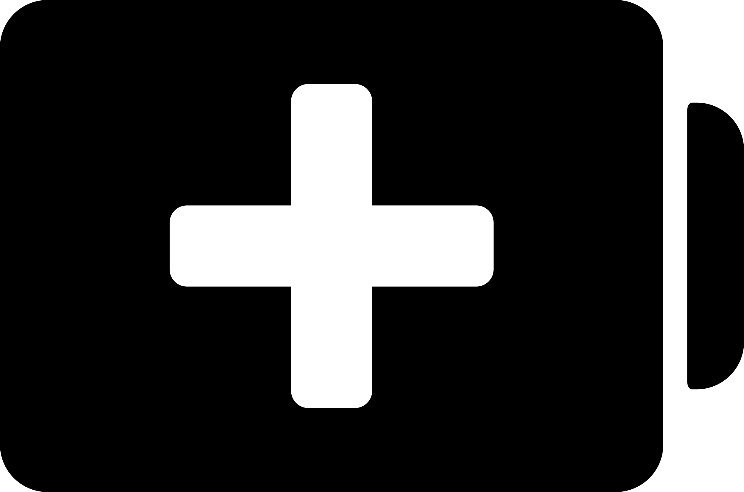 Battery With Plus Sign Sticker Svg Vector Free Vectors
